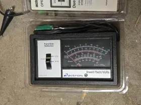 Cp7903 Actron Dwell Tach Volt Meter Vintage Automotive Diagnostic Tool