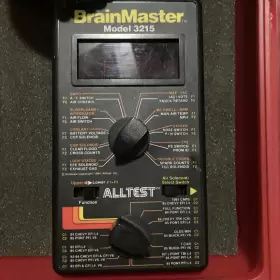 3215 Alltest Diagnostic Tester With Case And Instruction Manual-alltest Brainmaster Model #2