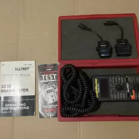 3215 Alltest Diagnostic Tester With Case And Instruction Manual-alltest Brainmaster Model