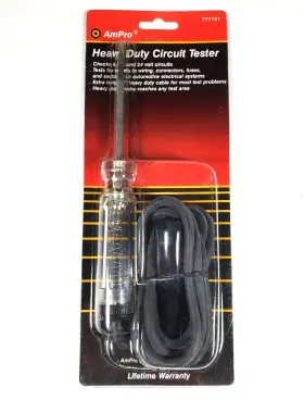 T71151 Ampro Heavy Duty Circuit Tester Tests 6 12 And 24 Volt Circuits New