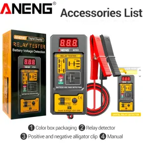 11-25v Aneng 976155141148 Rt01 Car Relay Tester Battery Voltage Detector Automotive 4/5 Pin