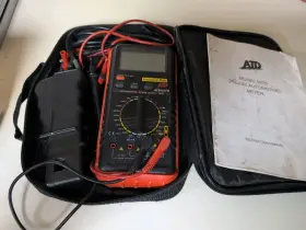 Atd 5570 Automotive Meter Temp Range Stroke Rpm Dwell Complete Kit Auto Tool Old