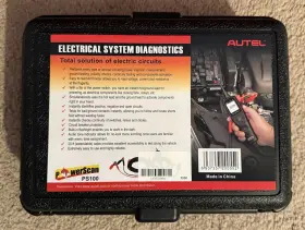 Autel 849438024383 Powerscan Ps100 Electrical Automotive Circuit Tester Tool 12v/24v 40ft Blk