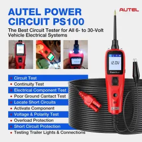 Ts601 Autel Powerscan Ps100 Automotive Circuit Tester #2