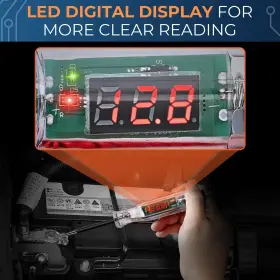 5-120v Autolumen Ct001 Dc Circuit Tester - Automotive Test Light With Digital Voltage Display #3