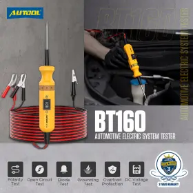 Bt160 Autool Automotive Circuit Tester Probe Car Electrical System Diagnostic Tool 6v 12v 24v #2