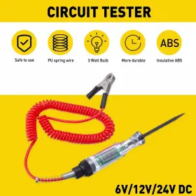 Pyz-yukon-07-09-8pc Auxito 6 12 Car 24v Digital Electric Voltage Circuit Truck Tester Automotive Light Test #2