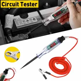 Pyz-yukon-07-09-8pc Auxito 6 12 Car 24v Digital Electric Voltage Circuit Truck Tester Automotive Light Test
