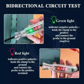 Awblin 653391940938 Automotive Test Light Digital Led Circuit Tester Dc 2.6v-32v Auto Electric Te #2