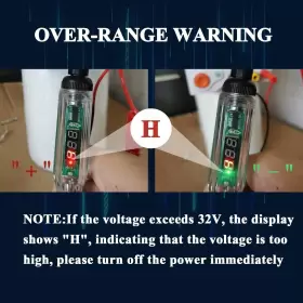 Awblin 653391940938 Automotive Test Light Digital Led Circuit Tester Dc 2.6v-32v Auto Electric Te #3