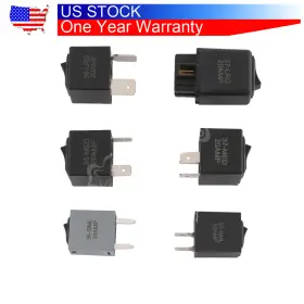 Beizh57 9038 Set Of 6 Fuel Pump Relay Bypas Master Kit New 10-20 Amp Continuous