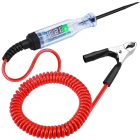 Benaces Ben-201 Automotive Test Light With 5-120v Led Digital Display Red