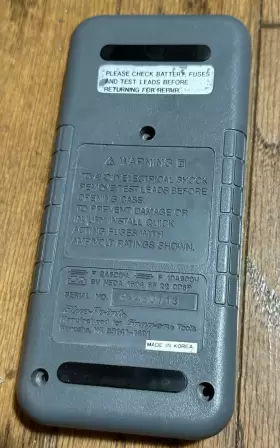 Mt-586 Blue Point Mt586 586 Tool Multi Mate Digital Meter Rpm Dwell Electrical Unit Temp Volt Ohm #3