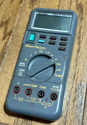 Mt-586 Blue Point Mt586 586 Tool Multi Mate Digital Meter Rpm Dwell Electrical Unit Temp Volt Ohm