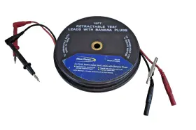 Ya1175 Blue Point Tools 2 X 15ft Retractable Test Leads With Banana Plugs