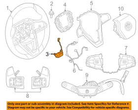 32306877810 Bmw Oem 16-24 530e Xdrive Steering Wheel Trim-motor