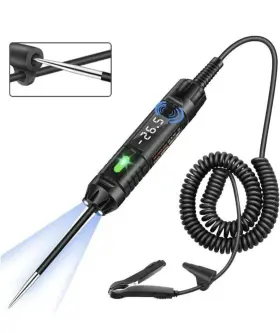Etl02a Branded Heavy Duty 3-72v Digital Led Automotive Test Light With Buzzer And Clamp