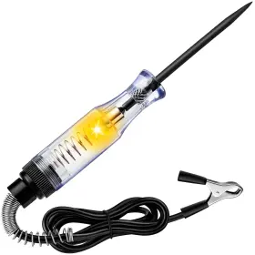 Fetl001a Branded Automotive Test Light 6v-12v-24v Dc Circuit Tester With Alligator Clip Probe
