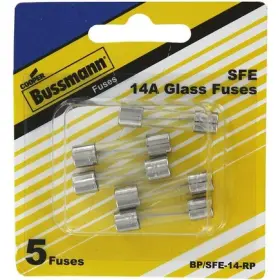Bussmann Fuses Bp/sfe14 Fast Act Glass Tube Fuse