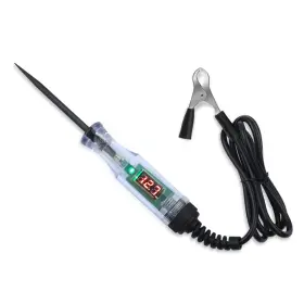 Bi-2303 Carleef Car Voltage Tester Pen With Alligator Clip Dc 3-48v Test Light Digital Le