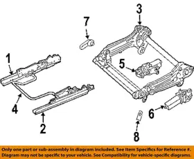 5135111ab Chrysler Oem Power Seat-motor