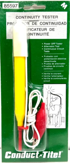 Conduct-tite 85597 New Conduct-tite Electrical Continuity Tester 6v And 12v