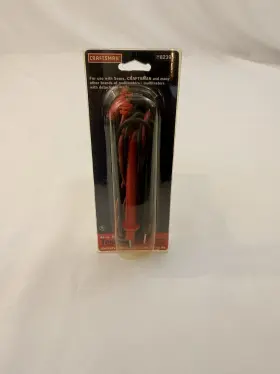Craftsman 3482398 Test Leads 44 Inch Shielded One Red Positive Black Negative