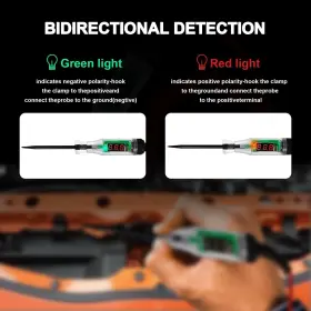 Dfmicros-t03 Dfcromi Automotive Test Lights 5-90v Dc Digital Led Circuit Tester Light Heavy Duty L #2