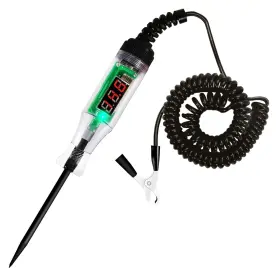 Dftest0pen-03a7 Dfcromi Automotive Test Light 3-48v Led Digital Display Black