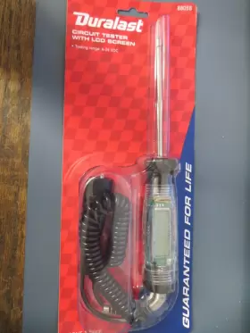 88058 Duralast 86240 Circuit Tester With Lcd Screen