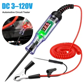 Eeekitonline 655887833793 3v-120v Digital Auto Tester Electric Circuit For Cars Trucks Suvs And Boats