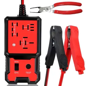 Eeekitonline 655887902246 Car Relay Tester Voltage 12v 24v Battery Checker Auto With Removal Tool