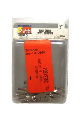 81054-3 Federated 81054 Test Clips With Screws 6 Pcs Code E