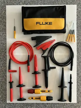 Flutlk282 Fluke Tlk282 Sure Grip Automotive Test Lead Back Probe Alligator Clip Set Kit