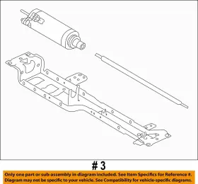 9u5z14547d Ford Oem 09-14 F-150 Power Seat-motor #2