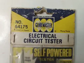 64175 Globemaster Vintage Electrical Circuit Tester No. New Unopened #2