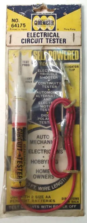 64175 Globemaster Vintage Electrical Circuit Tester No. New Unopened