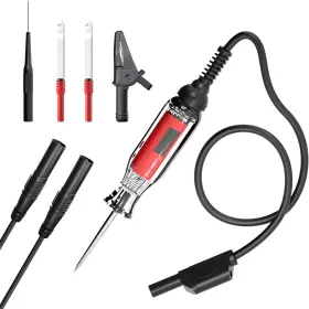 3-48v Goupchn P1958 Heavy Duty Digital Lcd Circuit Tester Test Light With Extra