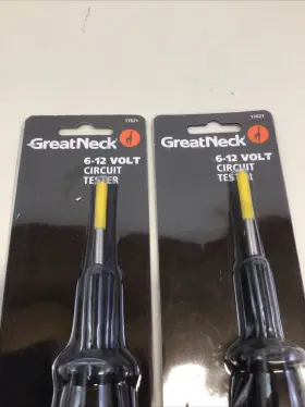 17621 Great Neck 70105 6-12 Volt Circuit Tester Item No #2