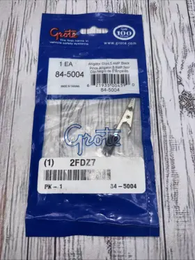 84-5004 Grote Alligator Clips 5 Amp Black - Lot Of 11
