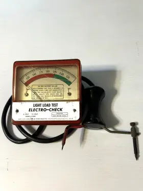 A-7089 Heyer Industries 6v/12v Automotive Light Load Tester Vintage Electro-test Model