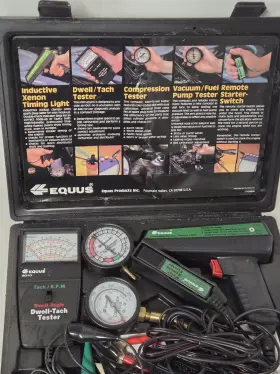 3531 Innova Equus Tune-up Kit 5 Piece Compression Tester Timing Light Remote Starter Tach #2