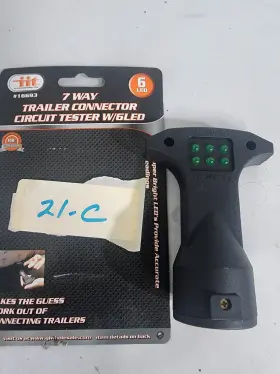 16693 Itt 7-way Trailer Plug Connector Circuit Tester