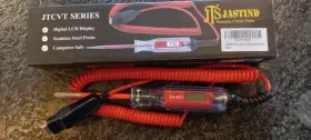 8542039909 Jastind Heavy Duty 3-48v Digital Lcd Display Circuit Tester Used Twice