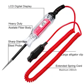 Jtcvt-01a Jastind Large Size Heavy Duty 3-48v Digital Lcd Circuit Tester With 140 Inch Extended #3