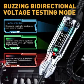 Jtcvt501a Jastind Upgraded Buzzer Automotive Test Light Dc 3-72v Heavy Duty Digital Led Circui #3