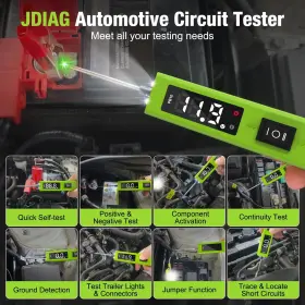 Pb10 Jdiag Power Circuit Probe Tester 8v-32v Dc Component Acti #2