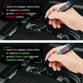 Dyx-288 Jialanrw 3-90v Dc Digital Led Circuit Tester Automotive Test Light Spring Extended Can #3