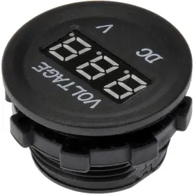 Karparts360 Alx-pau-mm-84621-cl360a50 Digital Voltmeter 1.28 Inch Depth Black Gauge Bezel Display