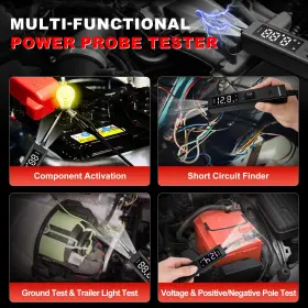 Ect200 Kingbolen Car Circuit Tester Power Probe 12v 24v Electric Voltage Integrated Scanner #2